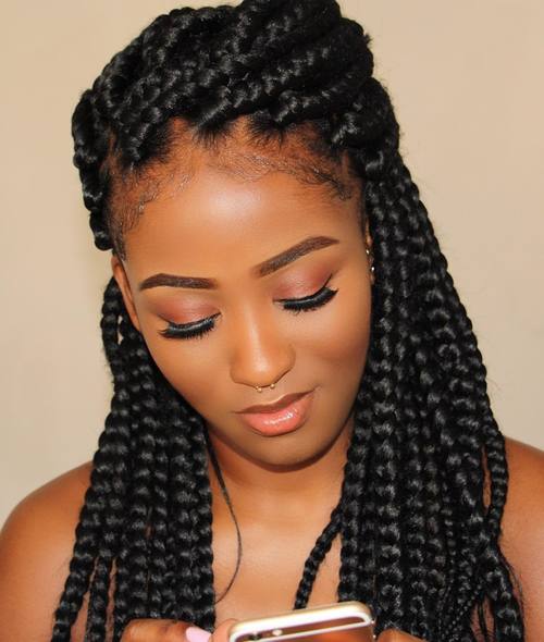 50 Exquisite Box Braids Hairstyles That Look Really Hot – Fashion ...